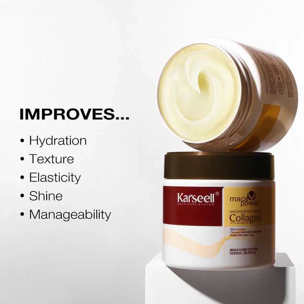 🤩Karseell Maca Power Collagen Hair Mask 100ml[BUY 1 GET 1 FREE]🤩🪔  Flat 50%+ OFF